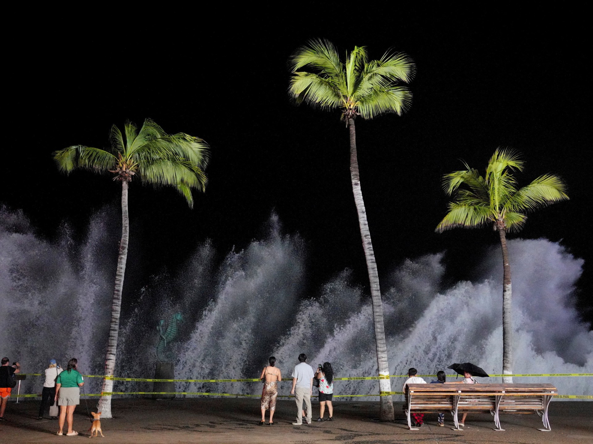 Two deaths reported as Hurricane Simon, storm Rachel batter Mexico's coast